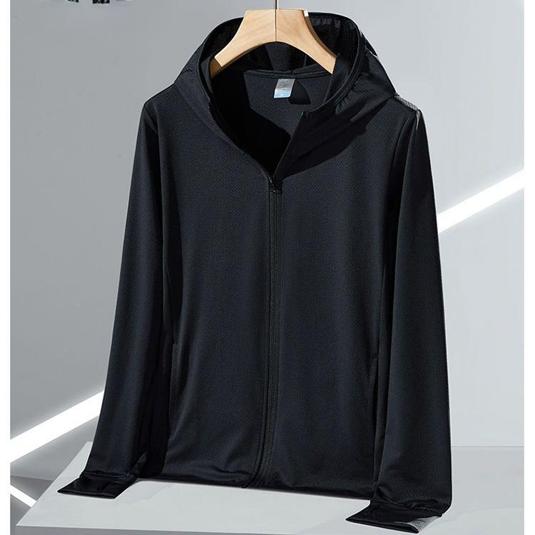 

Летняя женская классная солнцезащитная одежда с капюшоном XXXL чёрный