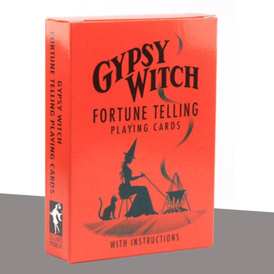 1Set Tarot Decks Leisure Fine Printed Art Paper Gypsy Witch Lenormand Fortune Cards for Professional Use