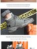 Men's High-Top Cotton Martin Boots: Korean-Style, Velvet-Lined, Warm, Non-Slip, Wear-Resistant, Snow-Ready for Autumn & Winter.