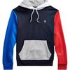 Polo Color Block Logo Embroidered Hoodie Men Hoodies 710781439-001
