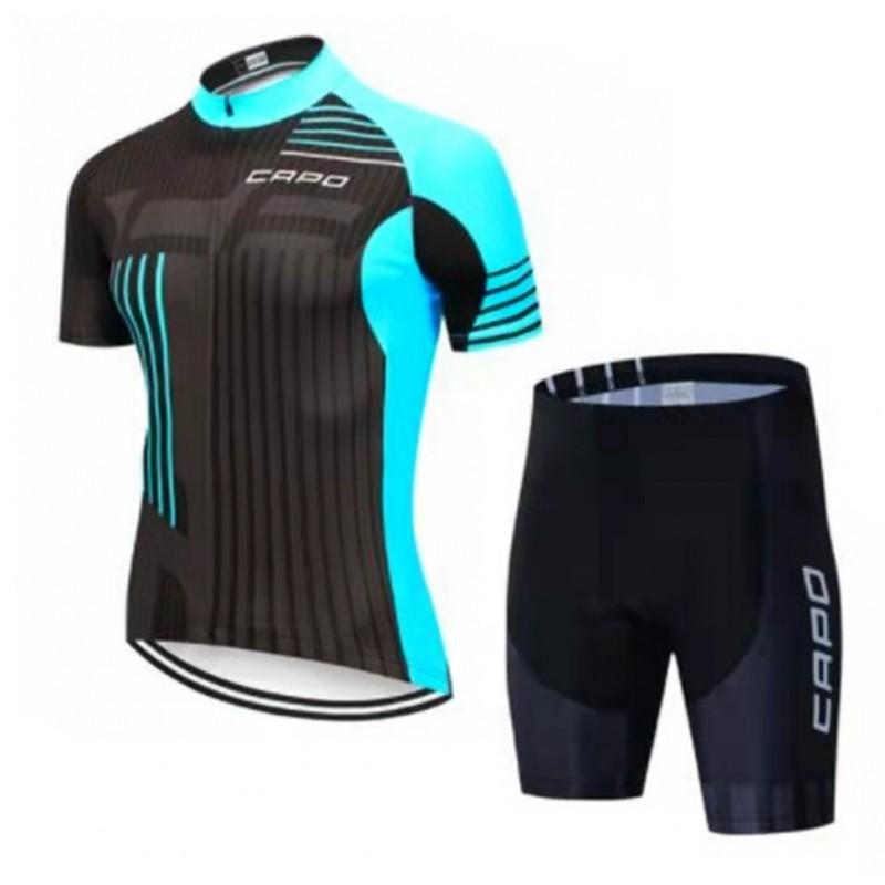 Men Women Cycling Jersey Set Short Sleeve Quick Dry Breathable Road Mountain Bike Apparel