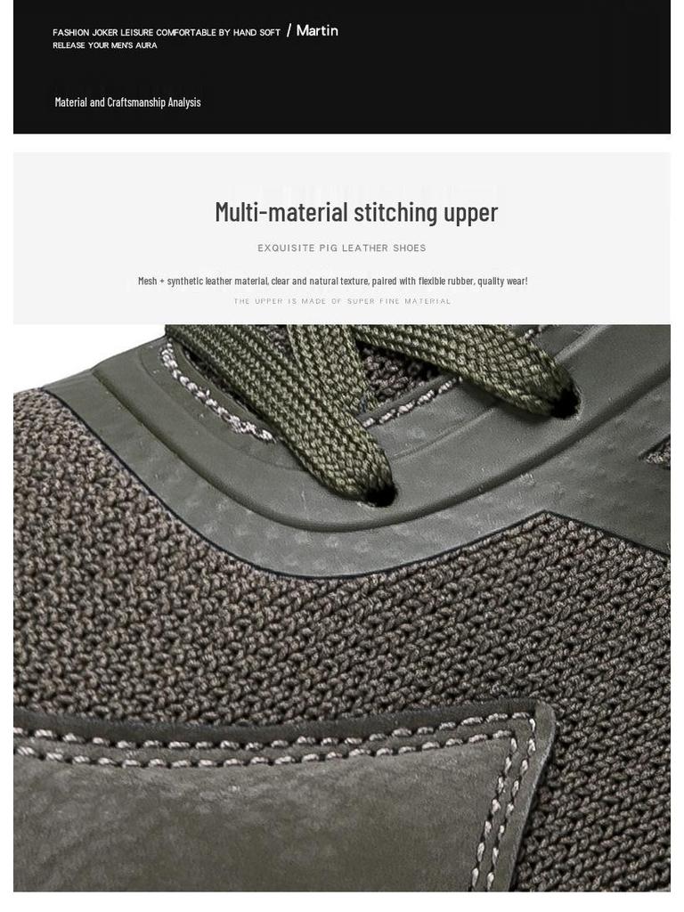 Men's Wide Toe Mesh Barefoot Shoes - Extra Large Sizes 45-48 For Autumn and Winter