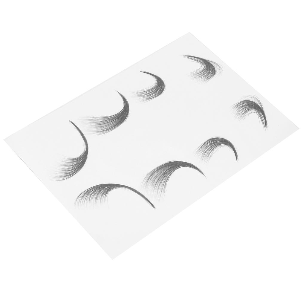 Adesivo de Tatuagem para Cabelo Bordas Penteados Borda de Tatuagem Cabelo Impermeável Adesivo de Linha do Cabelo Falsa HE-05