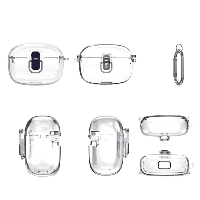 Secure Storage Case Convenient Carrying Cover TPU Protective Case with Hook Scratch Resistant for Vibe Beam/200TWS