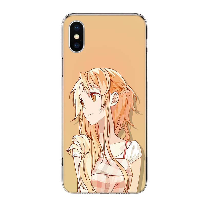 Sword Art Online kirito and asuna For iPhone 17 Air 16 15 14 Plus 13 Mini 12 11 Pro Max Phone Case 16E 7 Print 8 SE Fundas Cover
