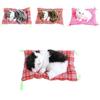 Adorable And Soft Plush Stuffed Toy Cute Sleeping Cat With Realistic Sound For Kids