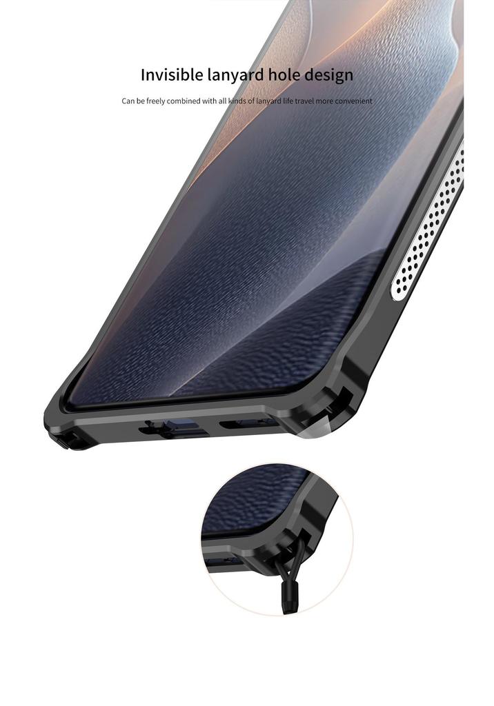 Motorola Moto Edge60 Series Metal Frame Phone Case