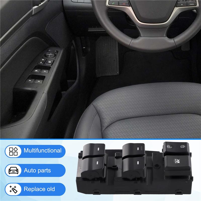 Portable Car 93570-F2200 Driver Side Master Electric Power Window Control Switch For Hyundai Elantra 2017 2018 2019 2020