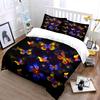 Colorful Butterfly Themed Decor Set  Kid'S And Adults' Bedroom Decor, Exquisite Three-Piece Bedding Set Gift