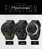 Sanda Multifunctional Sports Watch: Air Pressure, Temperature, Altitude, Weather Forecast, Compass, Pedometer, Luminous Display.