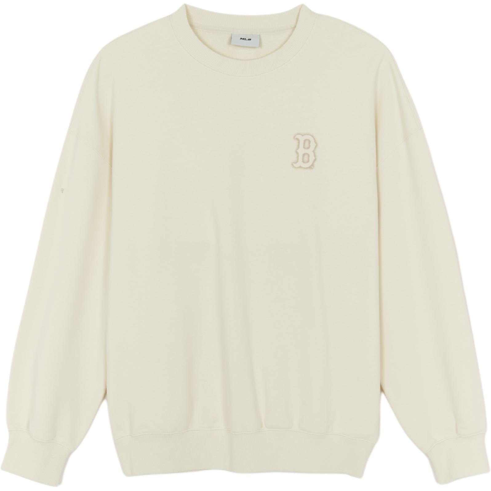 MLB Sweatshirts Unisex Beige Crew Neck Moderate 3AMTV0754-43CRS M