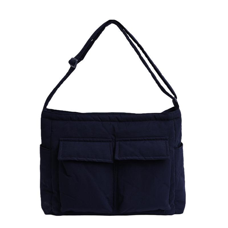 Summer new retro canvas bag large-capacity handbag commuting make-up class students class tote bag