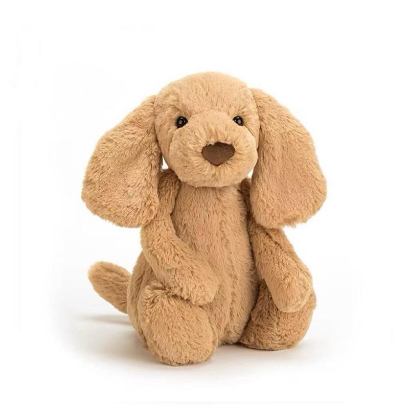Yellow Droopy-eared Dog Plush Toy Animal Home Decoration High-quality And Comfortable Children's Birthday Gift Companion Gift