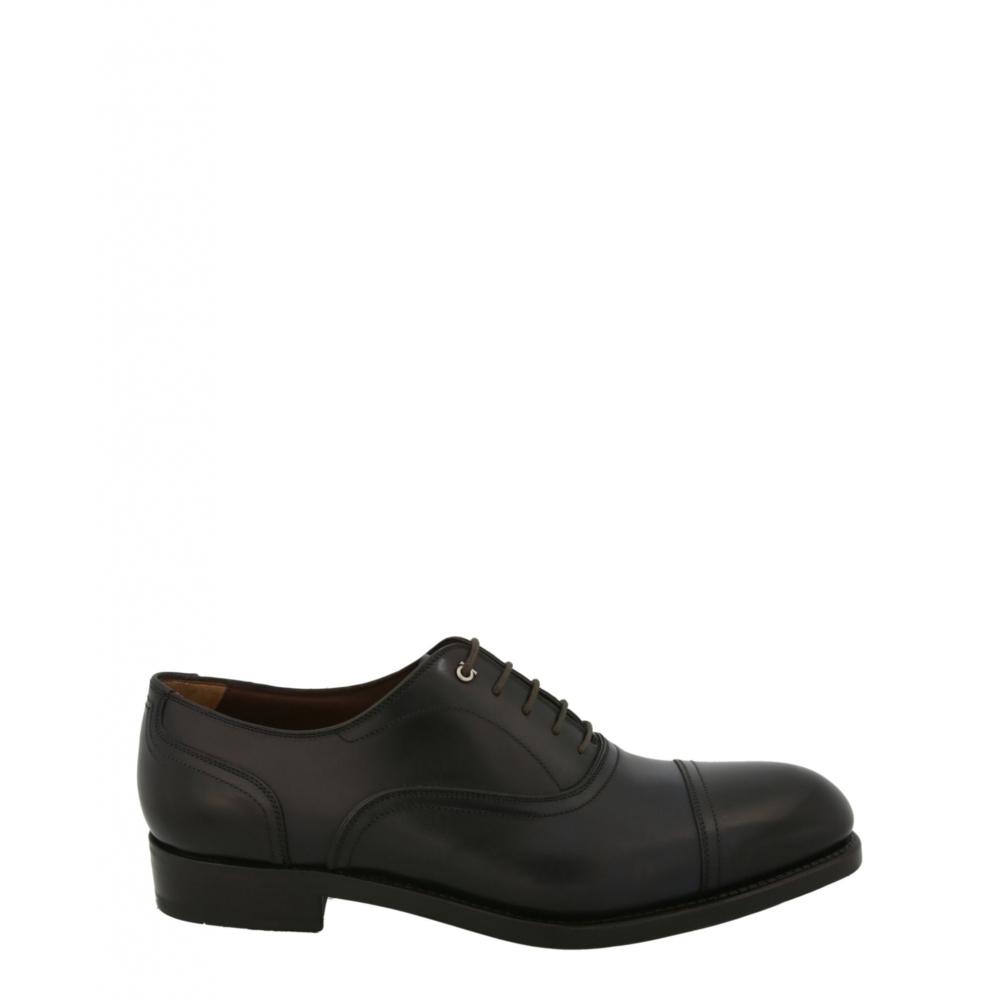 

Salvatore Ferragamo Baron Leather Oxfords Blue US 11.5