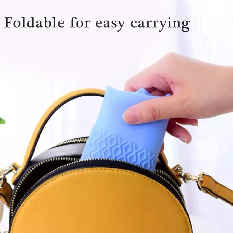 Collapsible Anti Slip Rain Shoe Covers Reusable Silicone Design Full Coverage Shoe Protectors For Hiking Daily Use