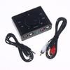 3.5Mm Rca Stereo Bi-Directional Audio Switcher 1 In 2 Out Or 2 In 1 Out 3.5Mm 2Rca Audio Switcher With Mute Button