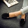 Korean Version of Women's  Autumn Shallow Mouth Doudou Shoes Flat Heel Single Shoes Women's One-pedal Women's Shoes Lazy Shoes Large Size Shoes
