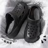 Women's EVA Hole Shoes: Stepping On Soft Feel - Closed Toe, Non-Slip Beach Sandals with Thick Sole for Summer Outdoor Wear