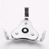 1PC Universal Adjustable Oil Filter Wrench From 2-1/2 Inch To 4.5 Inch Wrench Tool Set with 3 Jaw Uninstall Removal Key