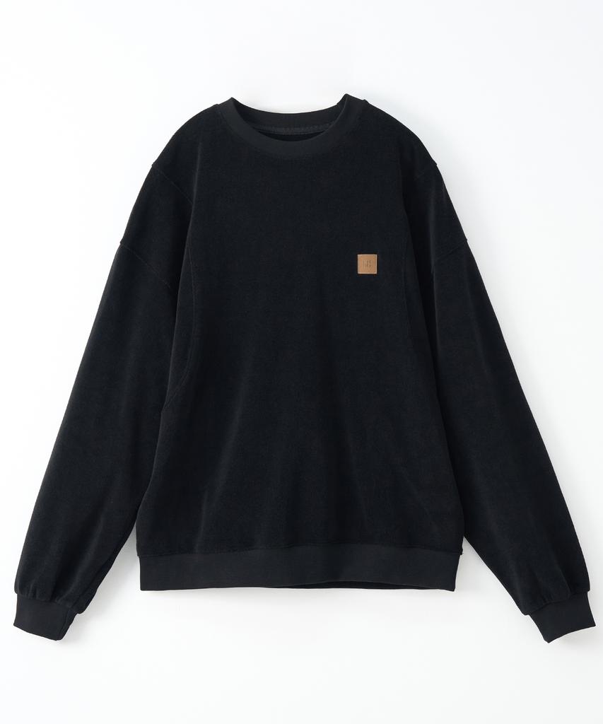 IHDO Signature Cutline Terry Sweatshirt_Black