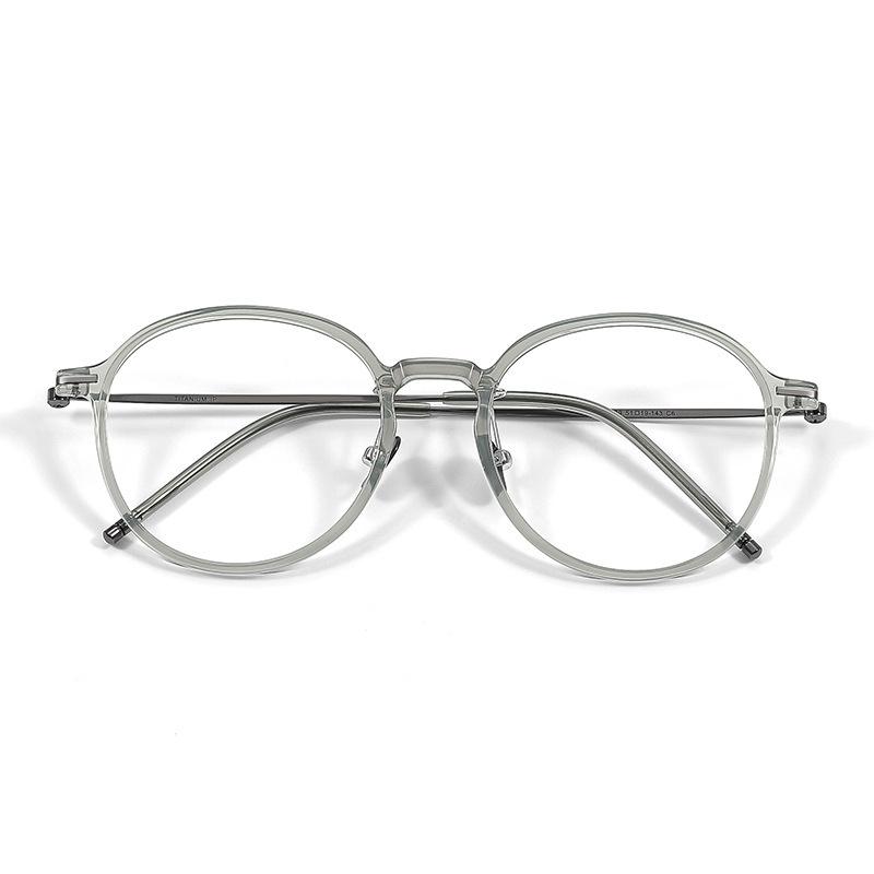 Nerd Ultralight Pure Titanium Eyeglass Frames for Women - 8g, Style 9209, Flattering, Nearsighted.