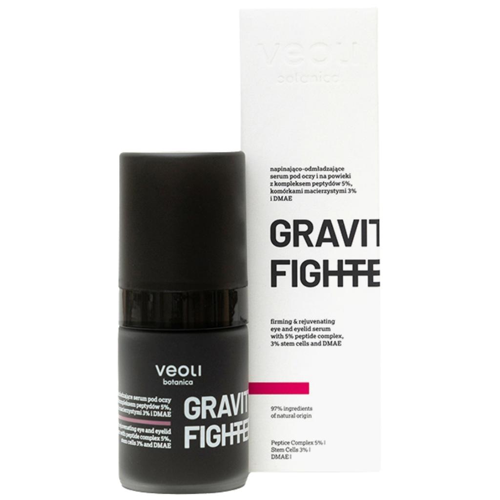 Veoli Botanica- GRAVITY FIGHTER, Napinająco-odmładzające serum pod oczy i na powieki, 15 ml