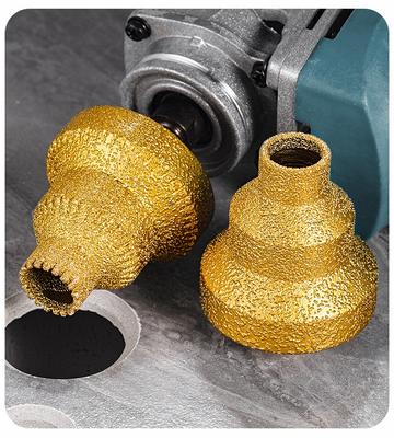 ביטים יהלום M10 לחריצת פאזה, מקדח כוס, כרסום, חותך אריחים, שיש, בטון, מברז, כלי בנייה לקידוח בבנייה