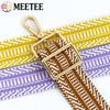2/3/5M Meetee 38/50mm Jacquard Polyester Webbing Tape By Meter Decorative Ribbon Band Backpack Strap Clothes Sewing Accessories