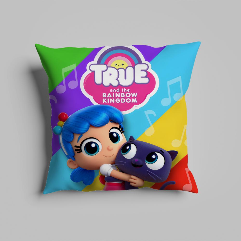 Pillow Case luxurious home office, sofa decorative Multi sized car seat cushions, pillowcases T-True and The R-Rainbow Kingdom