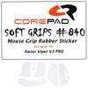 Corepad Soft Grips for Razer Viper V3 PRO, 1 Set, Soft Polymer Rubber (White)