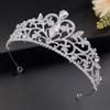Crystal Diamond Bridal Wedding Hair Tiara Birthday Tiara Hair Accessories Prom Crown Car Show Performance Headband