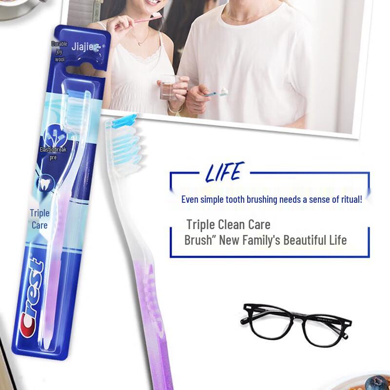 Crest Triple Care Soft Bristle Toothbrushes (3-Pack)