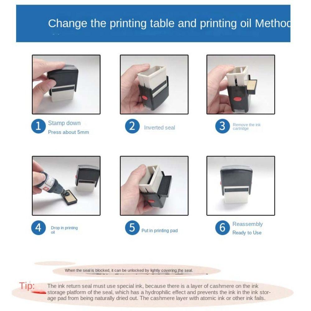 Business Address Custom Personalized Stamp Alphabet Number Rubber Stamp  Handicrafts Printing
