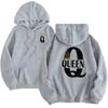 Mens Womens Hoodies King Queen Printing Sweatshirts Versatile Casual Couple's Clothing Daily Pullover Fall Winter