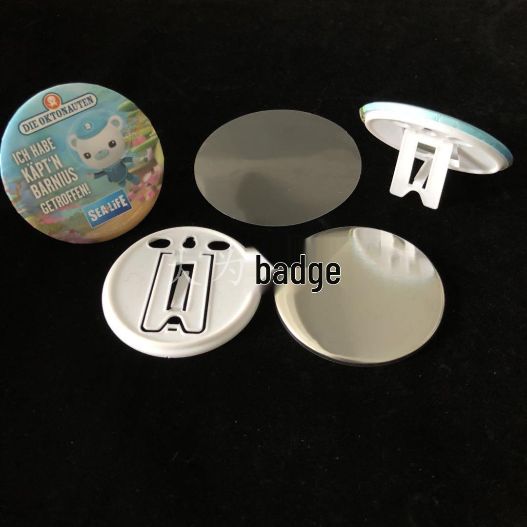 58MM Custom Badge Brooch Photo Frame for Baby and Wedding Pictures Tinplate