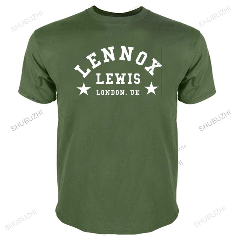 new arrived casual tshirt Lennox Lewis London Boxing Legend Training Gym T-shirt male brand teeshirt men summer cotton t shirt