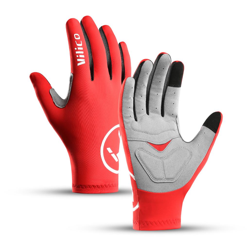 Vilico Full Finger Cycling Gloves Men Women Touch Screen Shockproof MTB Road Bike Sports Gloves