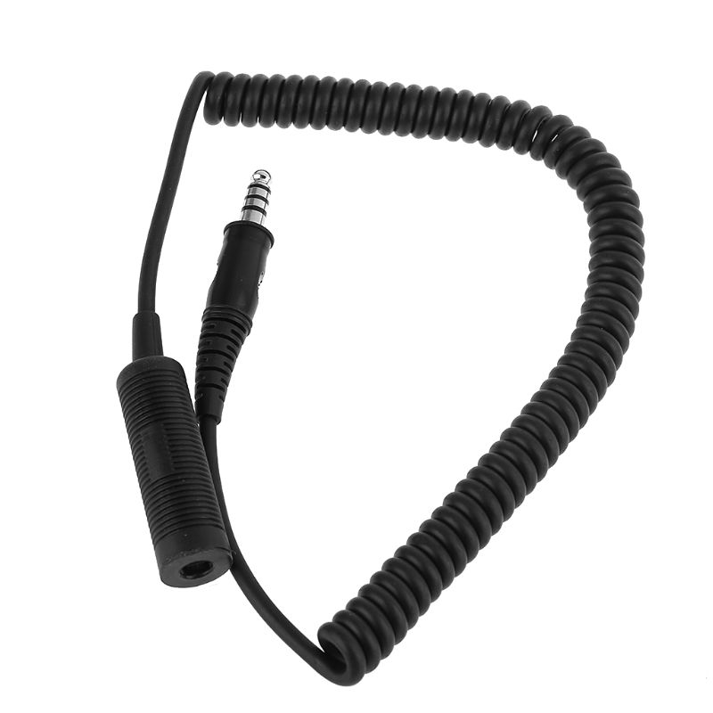 Headset Adapter Cable  Stable -92A/ to -174/ Helicopter  Headphone Extension Line Cable Cord
