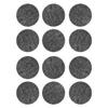 Self-adhesive Felt Pads Gray (set of 12) FI 25mm Vorstahl