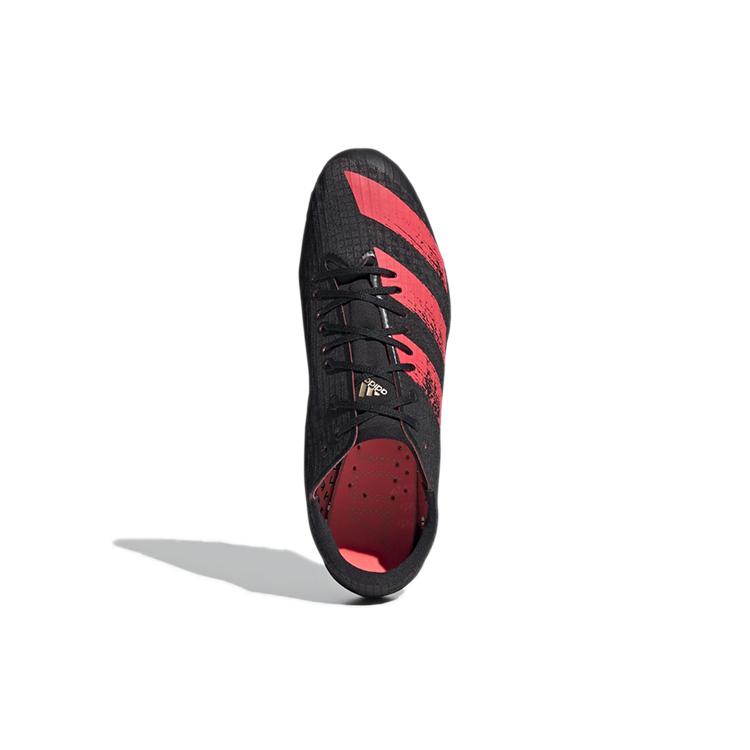 Adidas Adizero Finesse Abrasion Resistant Coverage Low top Running Shoes Men's Black Red EG6192