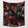 Blumen Wandteppich Wandbehang Mysteriös Romantischer Wandteppich Hintergrund Mandala Haus Wohnzimmer Schlafzimmer Dekor Wandteppich Dekoration