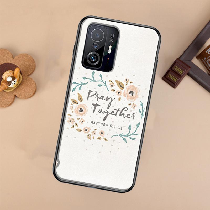 Bible Verse Quotes Case For Xiaomi POCO X7 X6 Pro X3 X5 M6 F3 F5 F6 Pro 11T 12T 13T 14T Pro 13 14 Ultra Cover