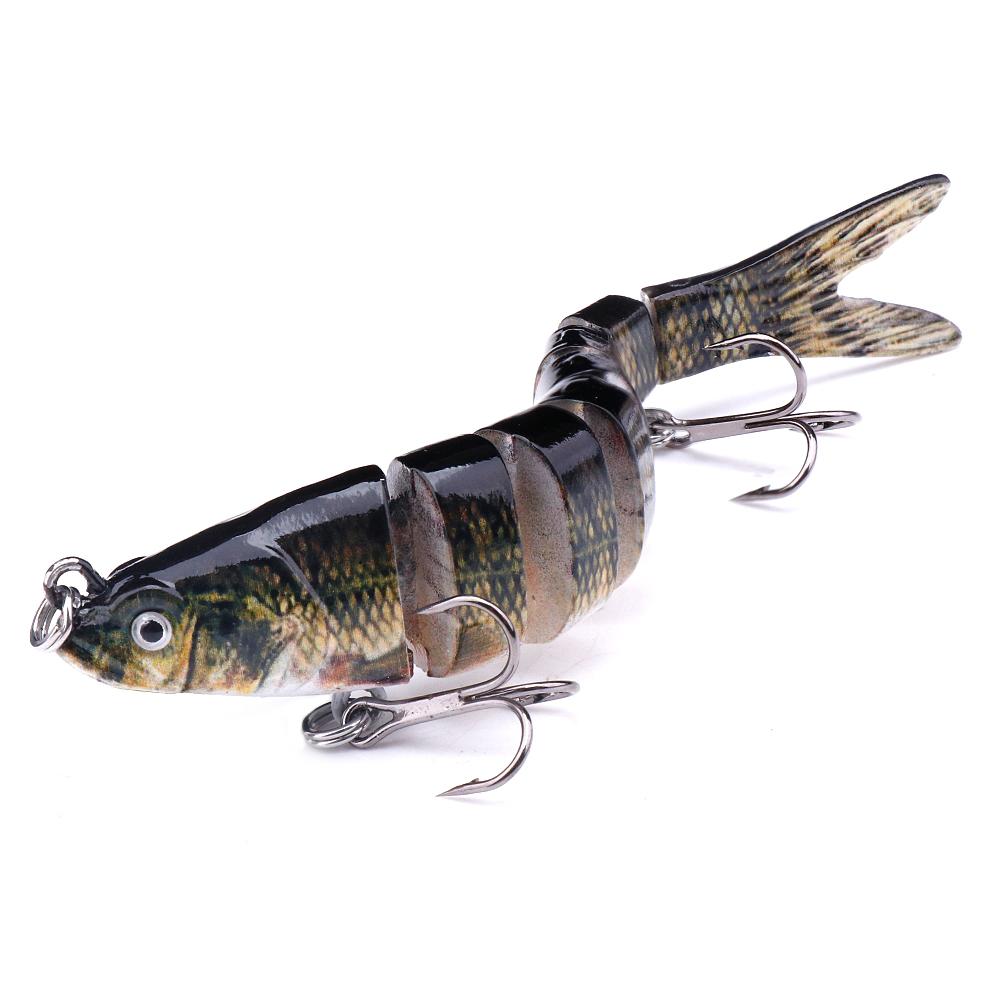 

Лучший размер для ловли окуня 100 мм 10,5 г медленно тонущий многосекционный свимбейт минноу крэнкбейты рыболовная приманка щука воблер