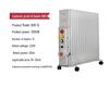 Explosion-Proof Electric Oil-Filled Radiator Heater, Carbon Steel, 9-15 Fins, 220V