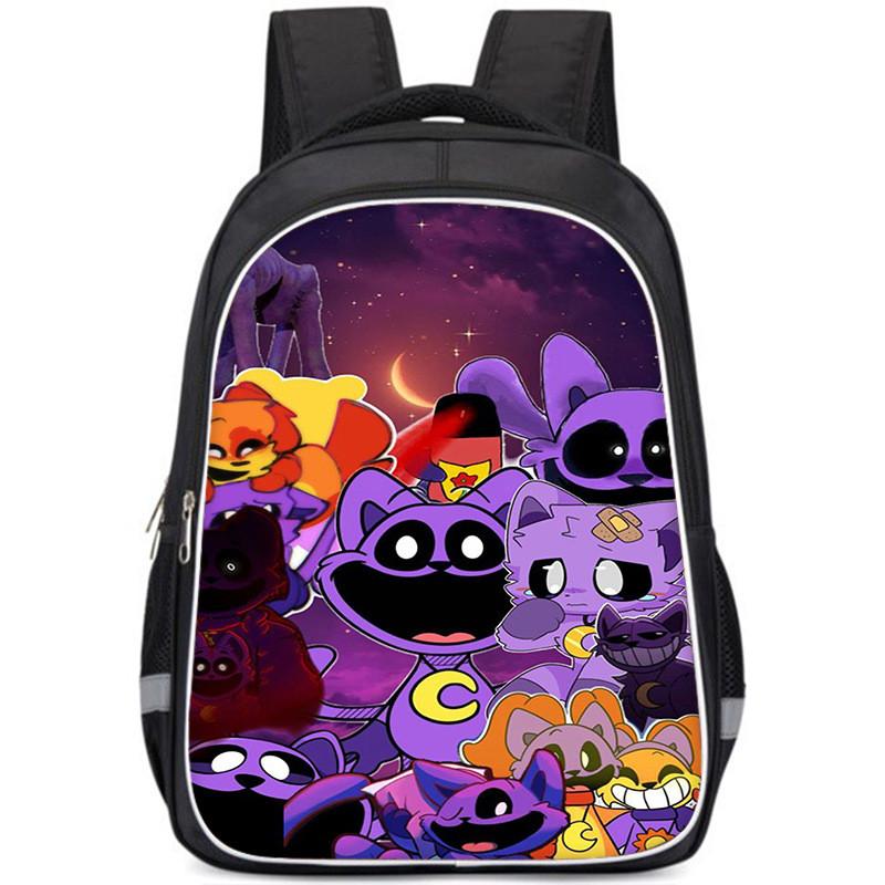 Przestronny plecak szkolny Smiling Critters o dużej pojemności dla dzieci Lekki materiał Oxford