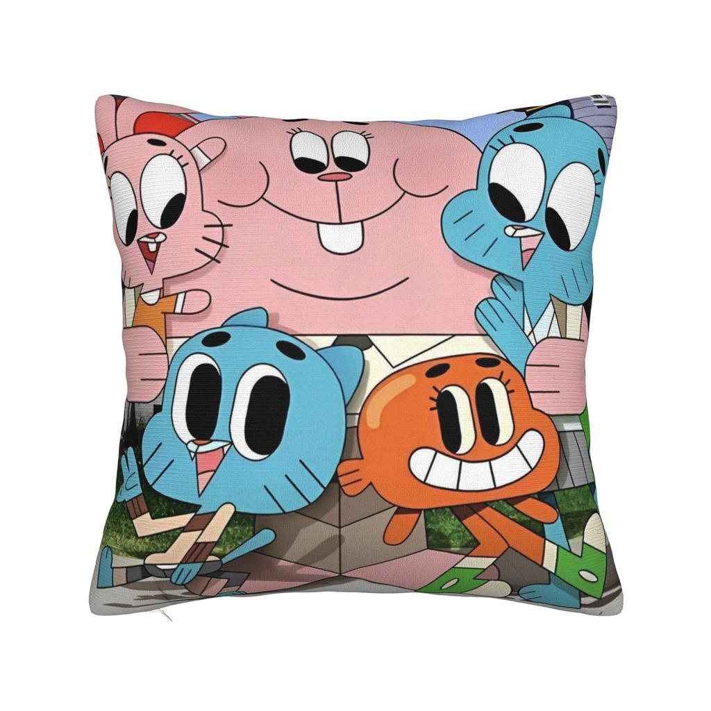 Gum Ball Darwin Square Pillow Case Cushion Cover Creative Polyester Decor Throw Pillow Case Cover for Living Room 18"