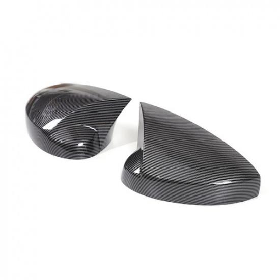 Carbon Fiber ABS Car Side Rear Mirror Trim Cover For Honda Civic -2024