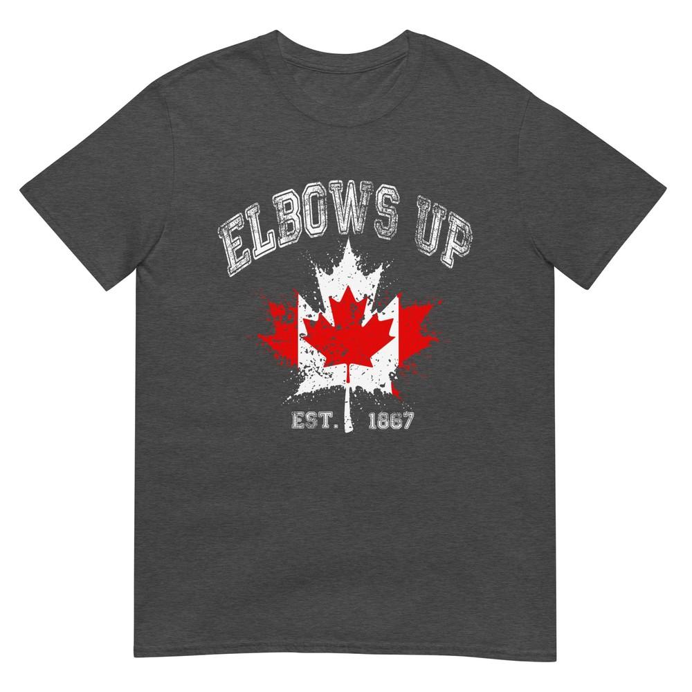 Elbows Up Canada Est 1867 Proud Canadian Strong Canada TShirt