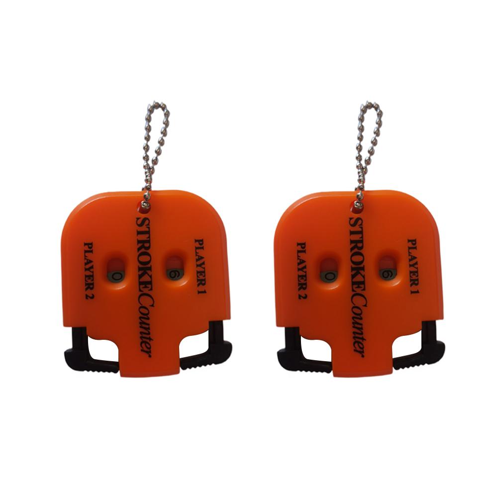 Mini Handy Golf Shot Count Stroke Putt Score Counter Two Digits Scoring Keeper With Key Chain Golf Accessorie Golf Training Aids