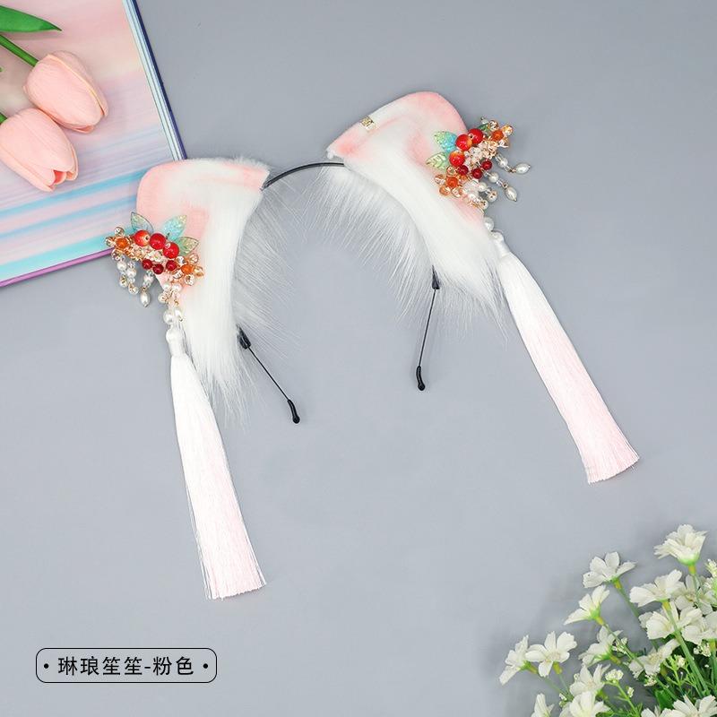 Kitten hair accessories cat ears headgear lolita girl cat ear headband comics cos simulation animal ear headband